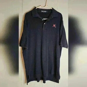 Polo Golf Ralph Lauren Navy Crest Polo Shirt Size XL